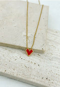 Love Ruby Κόκκινο Χρυσό(Ανοξείδωτο Ατσάλι)